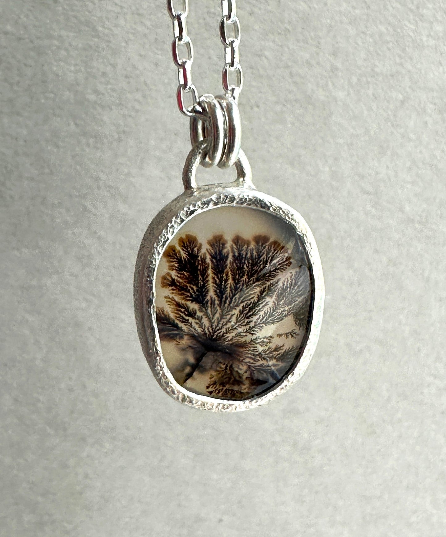 Dendritic Agate Necklace - Bluecave Jewelry